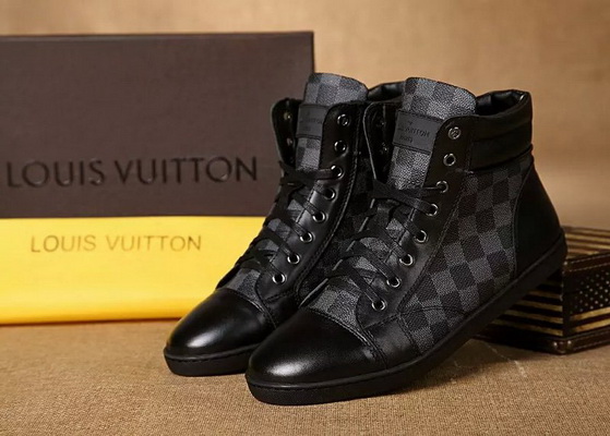 LV High-Top Fashion Men Shoes--006